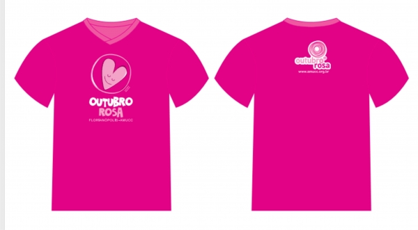 Camiseta Outubro Rosa AMUCC 2013