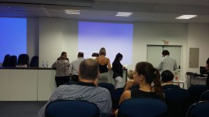 Momento da votação para eleger os membros da Organização Estadual