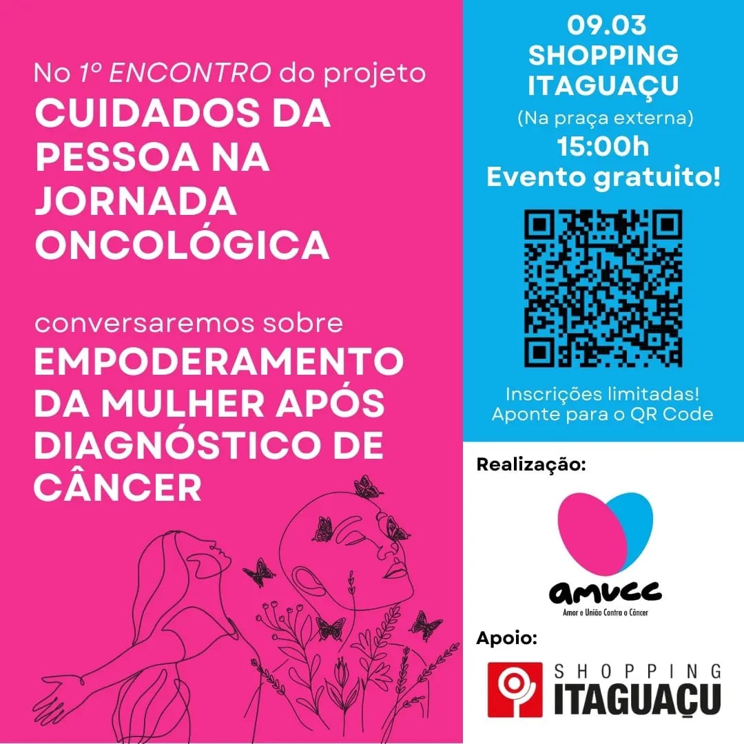 AMUCC promove o 1º Encontro do Projeto Cuidados da Pessoa na Jornada Oncológica