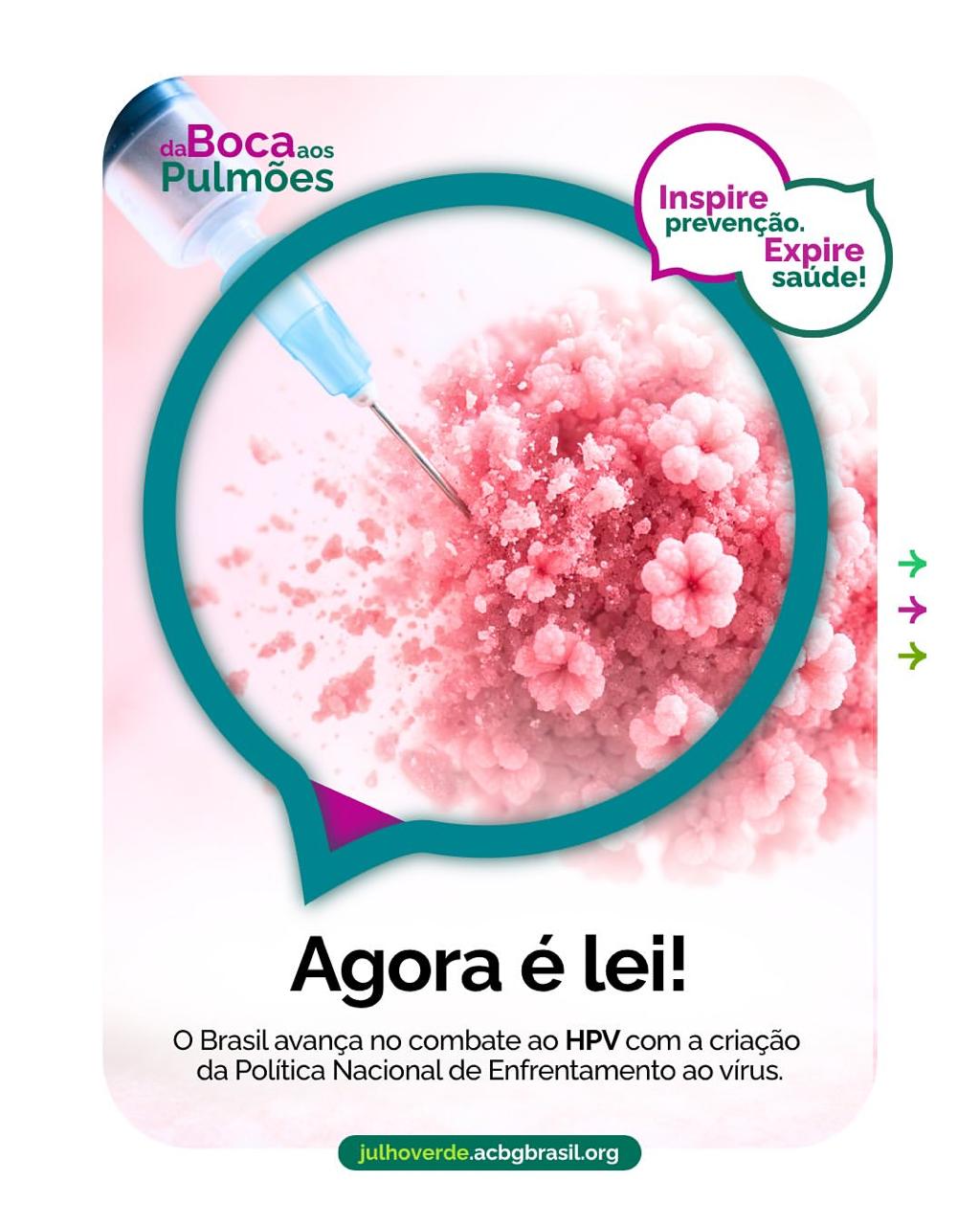 Nova Lei Nacional Estabelece Política de Enfrentamento ao HPV