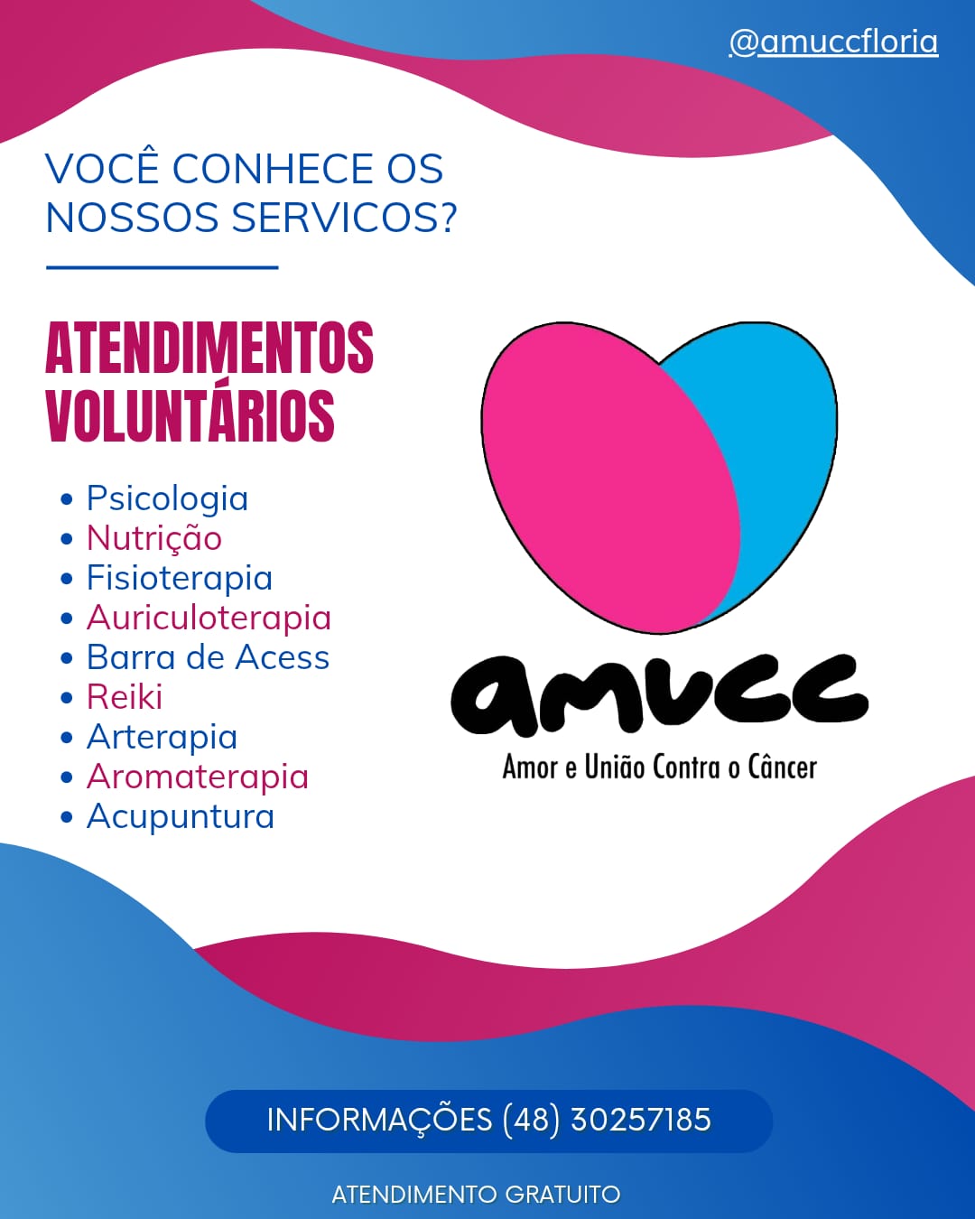 A AMUCC está aqui por você