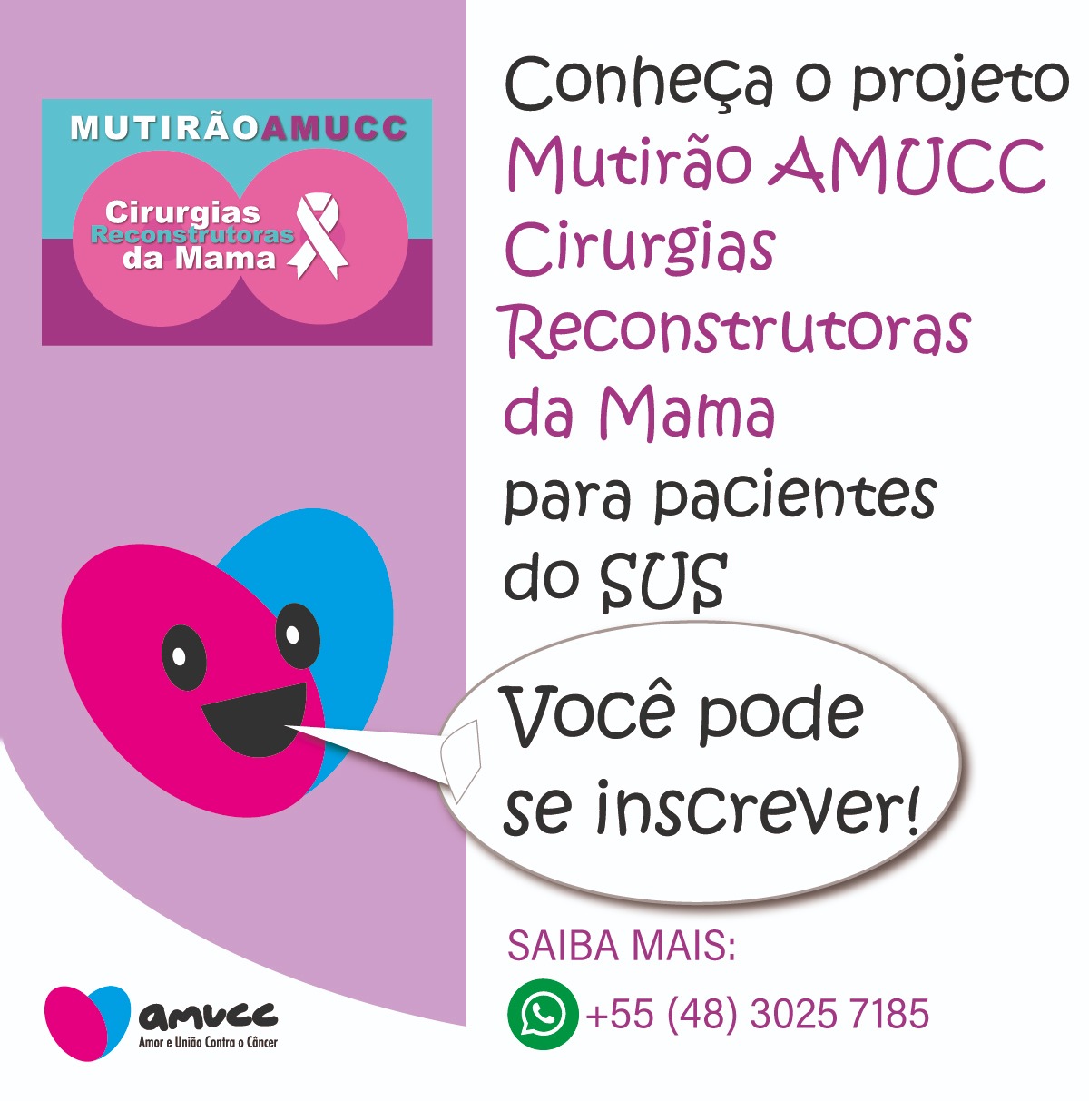 XV Mutirão de Reconstrução Mamária – AMUCC