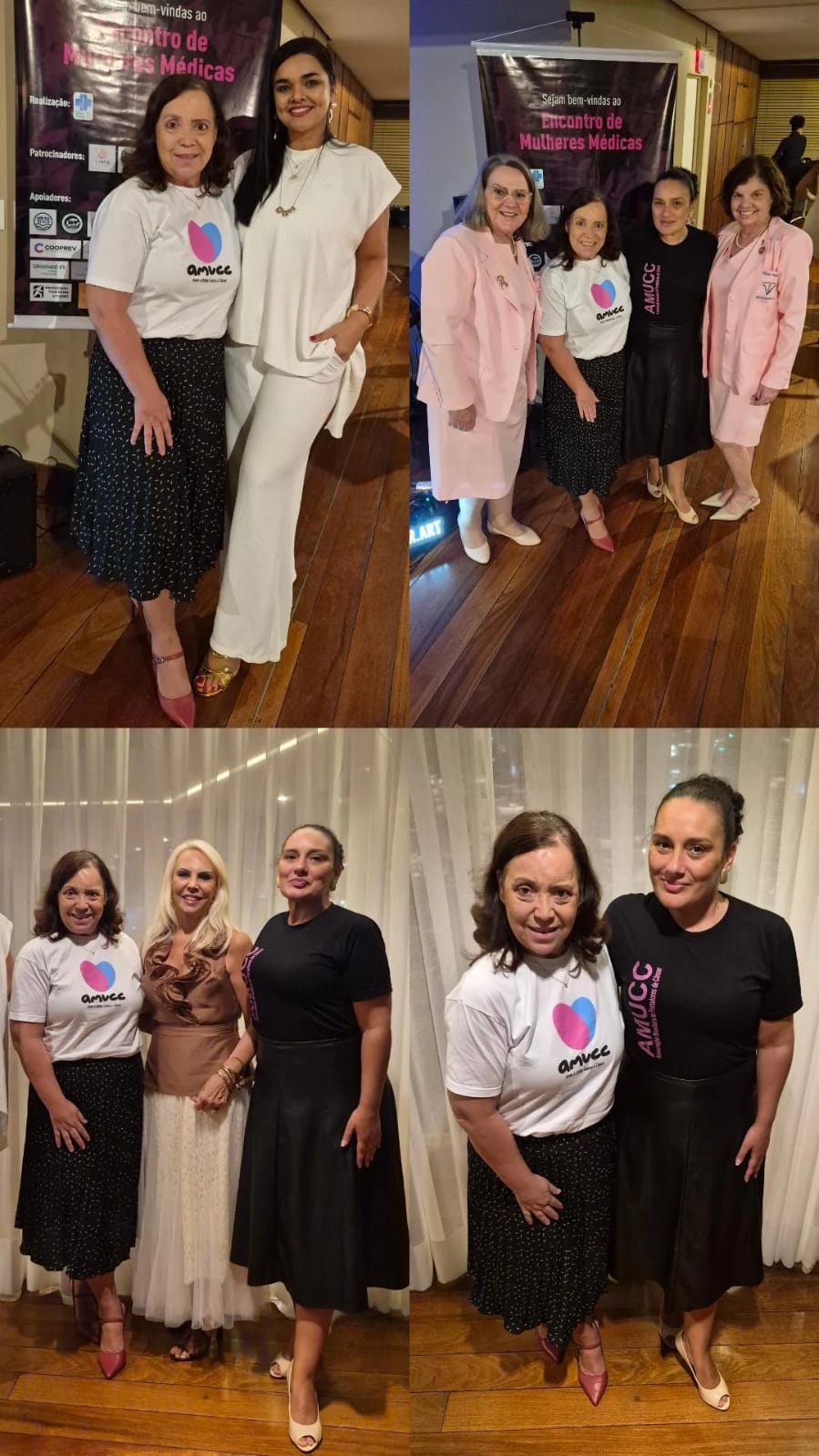 AMUCC marca presença no 4º Encontro de Mulheres Médicas do SIMESC em Florianópolis