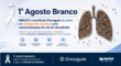 1º Agosto Branco: AMUCC e Instituto Oncoguia se unem em campanha nacional pela conscientização do câncer de pulmão