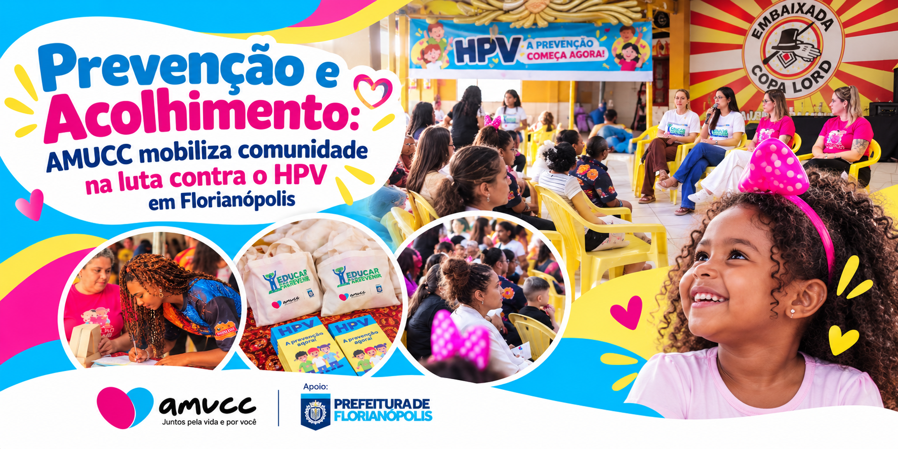 Prevenção e Acolhimento: AMUCC mobiliza comunidade na luta contra o HPV em Florianópolis